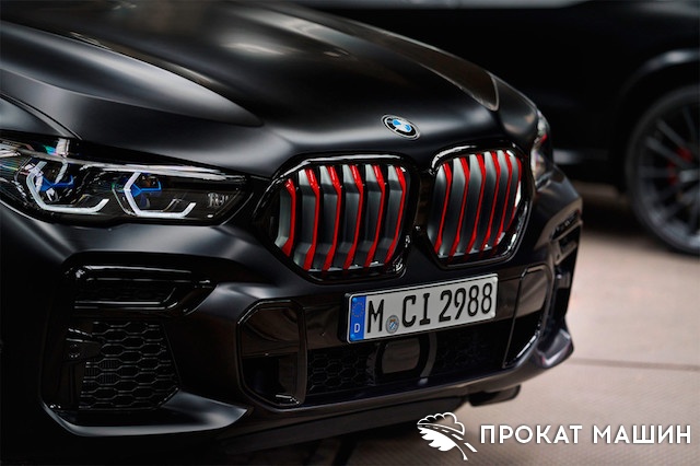 В аренду новый BMW X6 Black vermilion edition